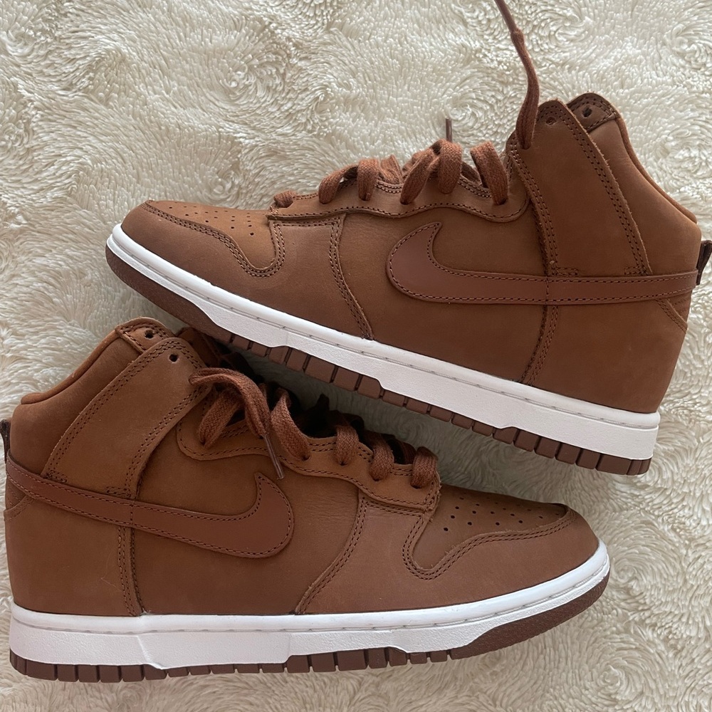 Nike Brown High-Top Sneakers